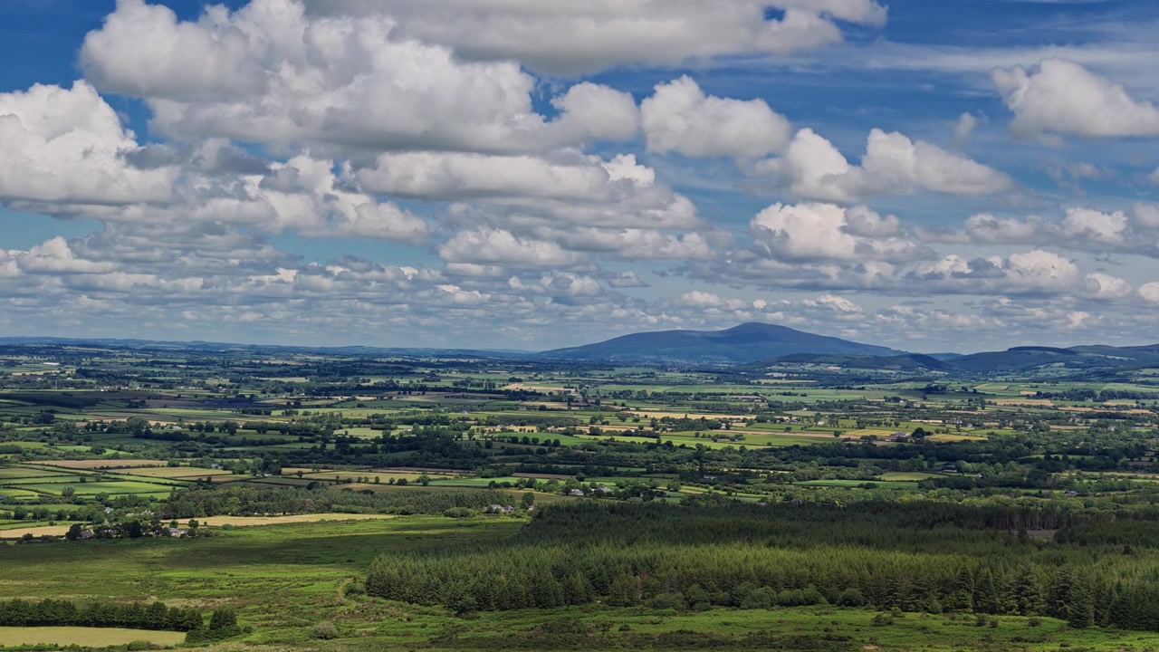 Ireland Epic Locations dramatic summer clouds over Sliabh Na MBan Co. Tipperary