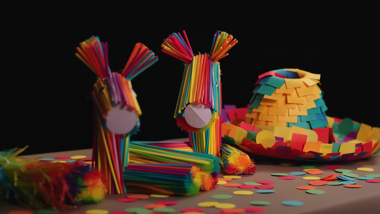 Colorful DIY Crafts: Piñatas and Decorations