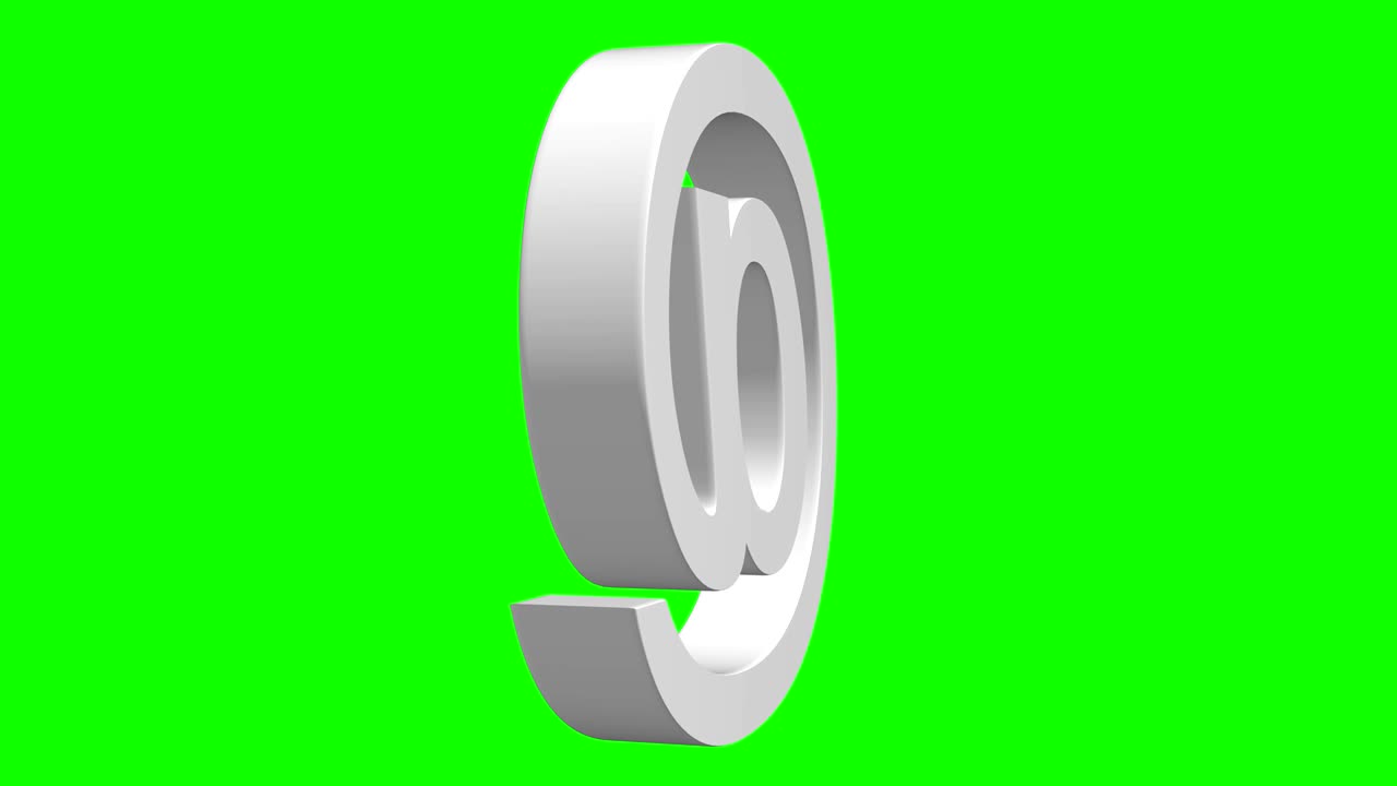 색 빈 이메일 기호 루프 회전: 4k full hd에서 사용할 수 있는 원활한 비디오