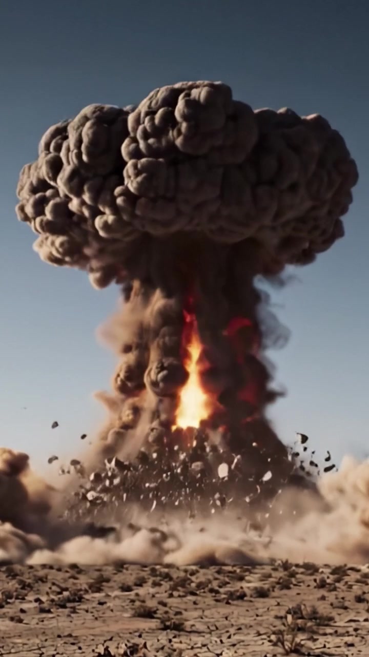 Dramatische Transformation: Von einem blendenden Licht zu einer massiven Explosion – erleben Sie die Kraft der freigesetzten Energie in einem unglaublichen visuellen Spektakel