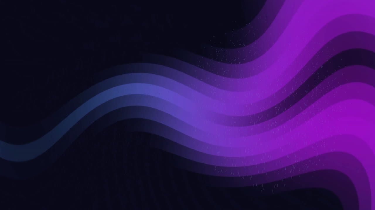 animación de formas púrpuras que se mueven sobre un fondo negro.