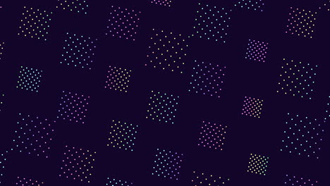 patrón de puntos de diamante en fondo oscuro