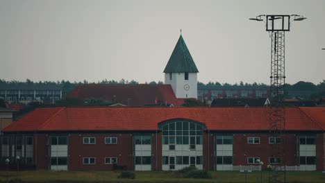 office and residential buildings near the hirtshals port