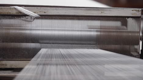 industrial loom in operation
