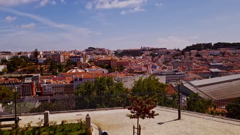 view of the cityscape of lisbon, its architecture and places to relax