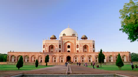 la tumba de humayun en el delhi