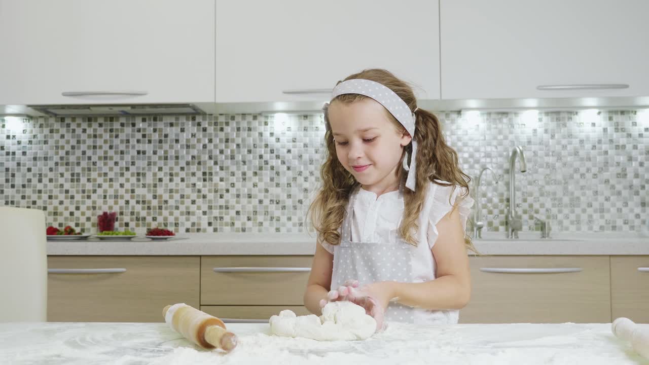 Little Girl Baking