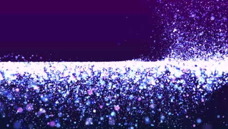 onda de energía de una explosión de luz colorida