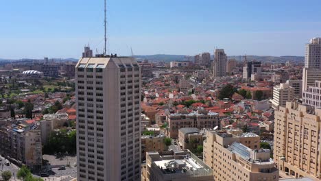 aerial view of jerusalem cityscape