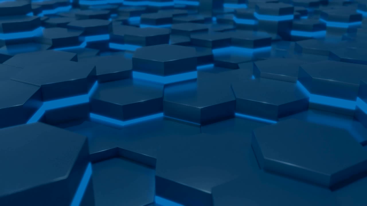 4k abstract tech cuadrícula de panal de miel.