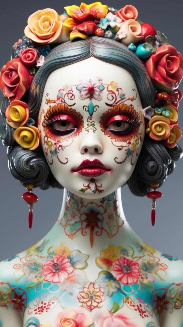 созданные конфетные черепа.