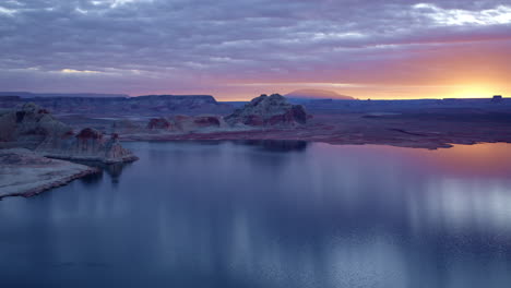 the drone glides across the canyons, capturing the vast, eroded landscapes shaped by nature over millions of years.