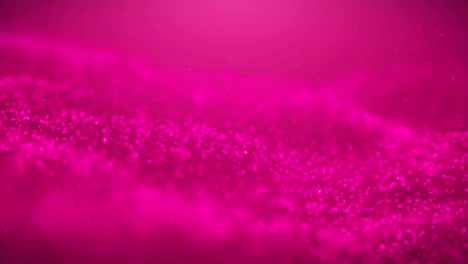 popular abstract background shining pink dust particles stars sparks wave loop 3d animation 4k