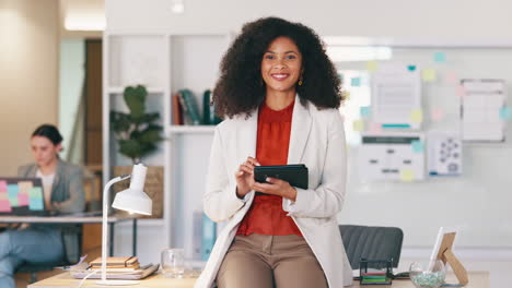 portrait of confident entrepreneur feeling