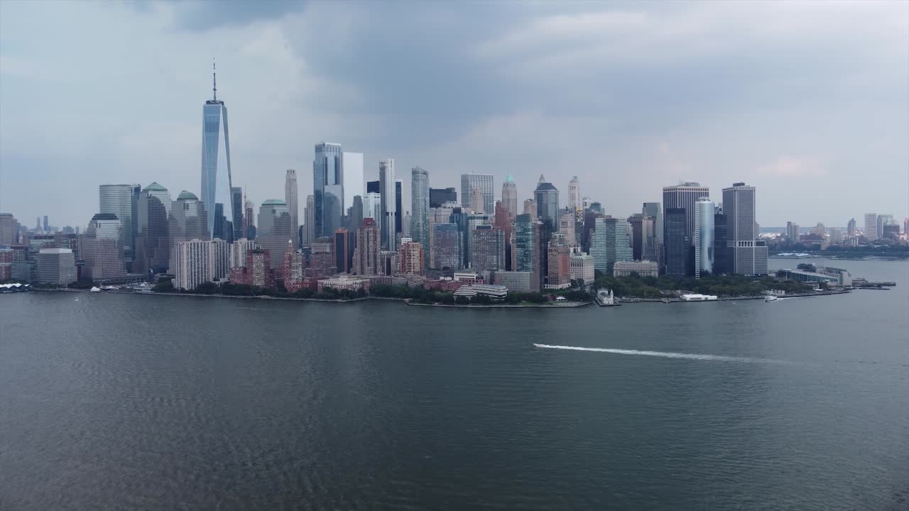 낮 동안 뉴욕시의 스카이라인