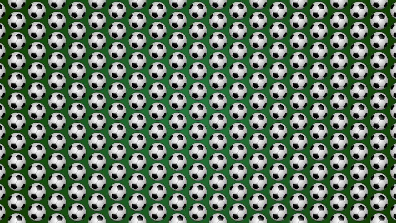 축구 공 초록색 배경 패턴