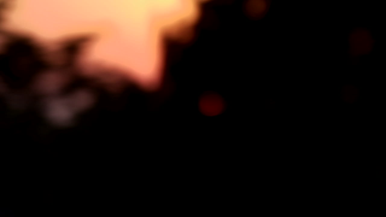 일본 아타미의 신비한 일몰 돌리 운동