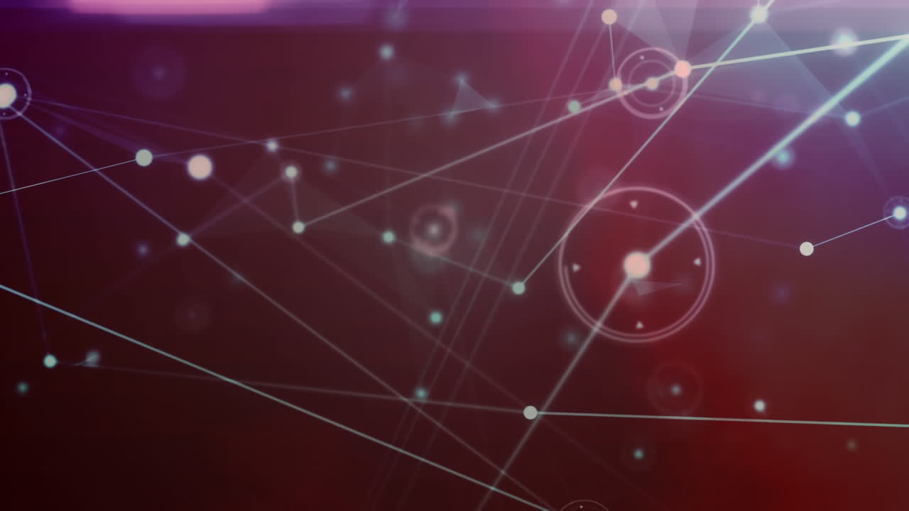 una serie de líneas de conexión en un fondo brillante.