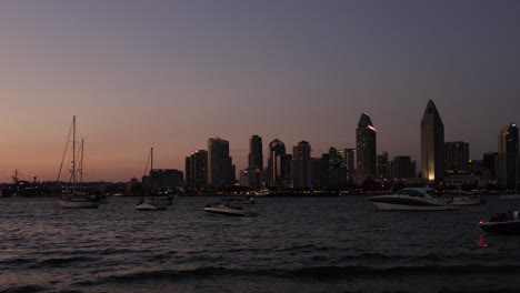 cityscape of san diego downtown, california, usa