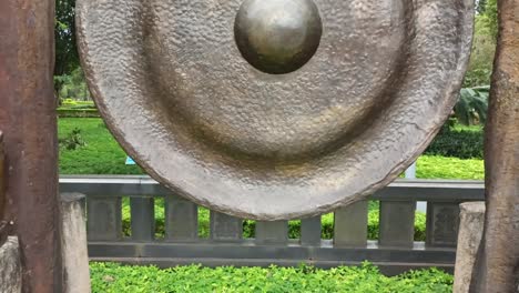 gongs and singing bowls - traditional asian musical instruments