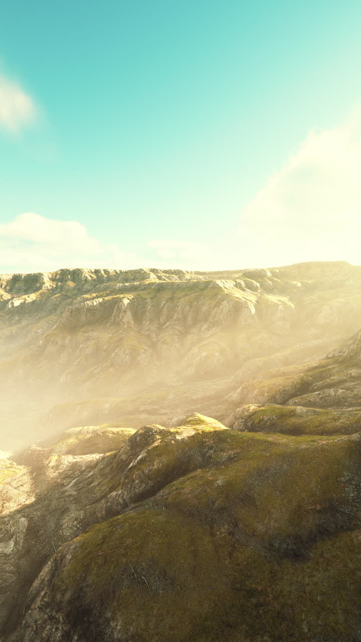 impresionante vista de un valle de montaña