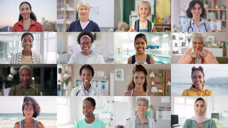 diverse women in healthcare professions