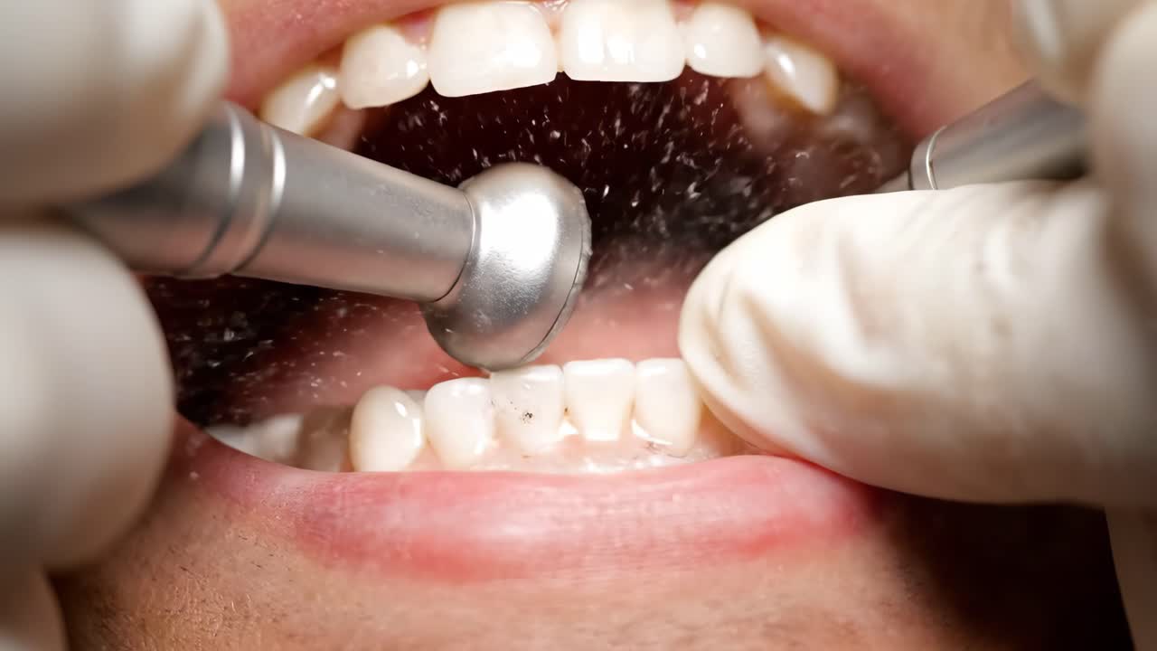 procedimiento de limpieza dental