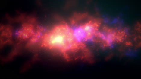 cinematic background with cloudy in galaxy