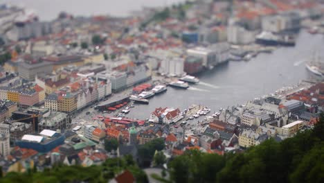 Bergen-Es-Una-Ciudad-Y-Municipio-De-Hordaland,-En-La-Costa-Oeste-De-Noruega.-Bergen-Es-La-Segunda-Ciudad-Más-Grande-De-Noruega.