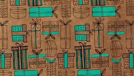 papel de embalaje de navidad