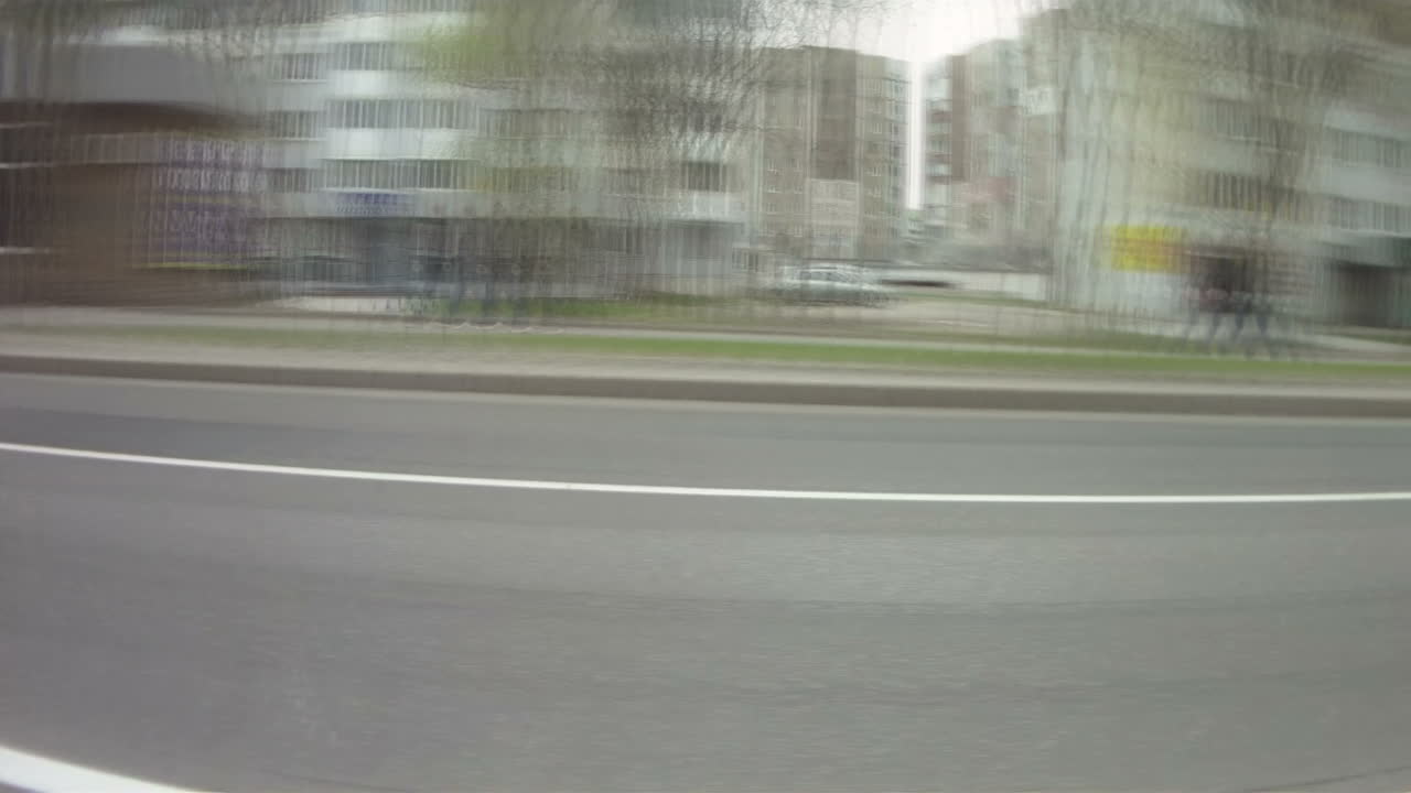 The city's streets and car