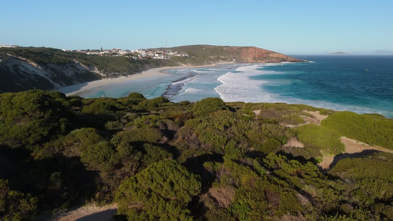 Aerial View of a Stunning Coastal Landscape with Turquoise Waters