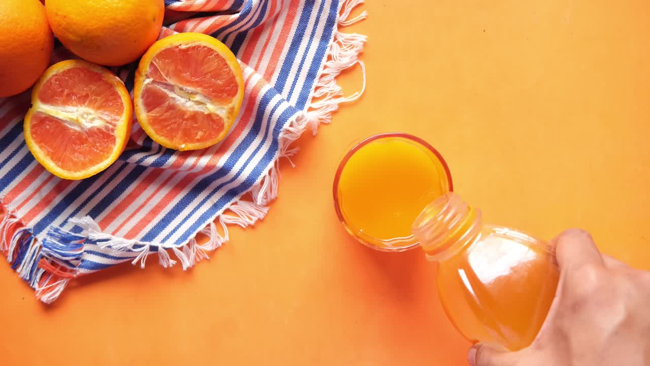 Friskpresset appelsinjuice