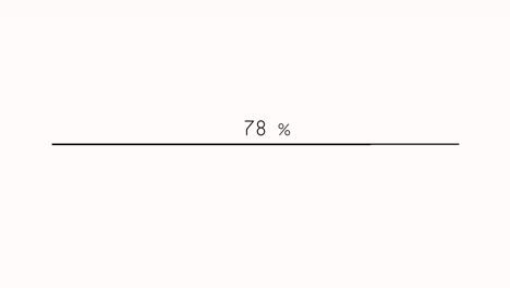 animation of loading black and blue bar with glow effect on white and black and white background.