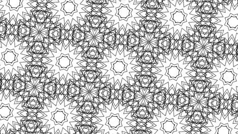 caleidoscopio efecto geométrico abstracto fondo