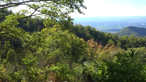 Toma-De-Establecimiento-De-Las-Montañas-Blue-Ridge-En-Virginia,-Carolina-Del-Norte-O-Tennessee