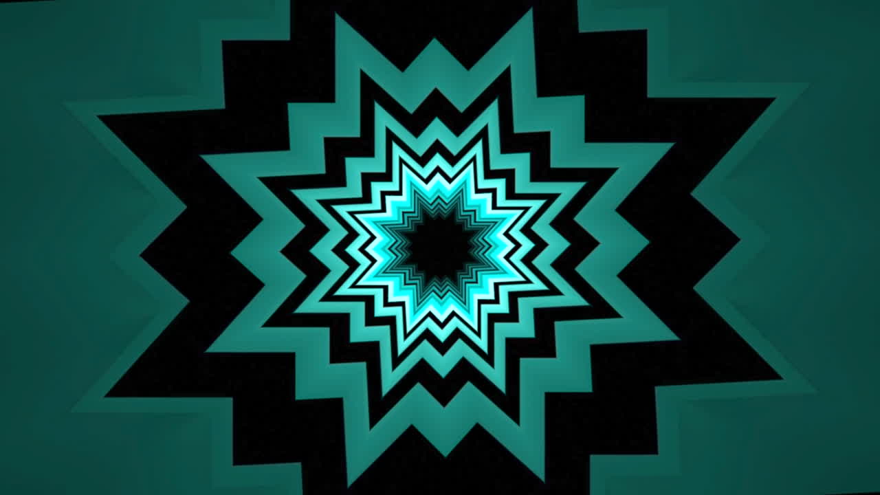 푸른색 기하학적 별 모양