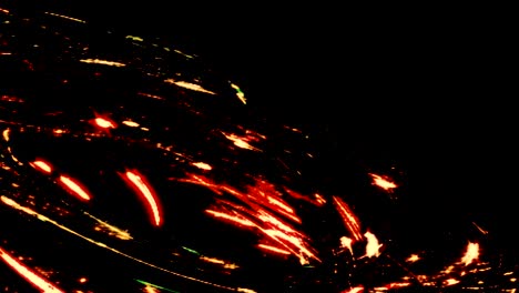 abstract moving chaos background