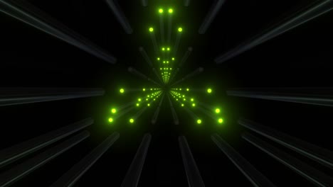 abstract glowing tunnel