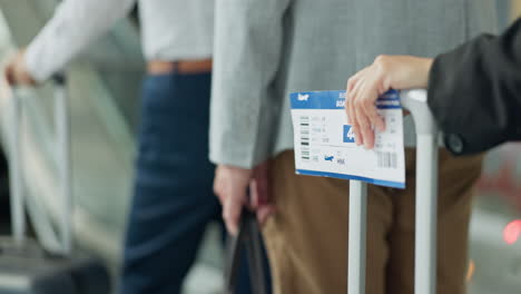 Ticket,-travel-and-immigration-queue-by-people