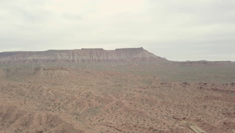 looking over the desert horizon