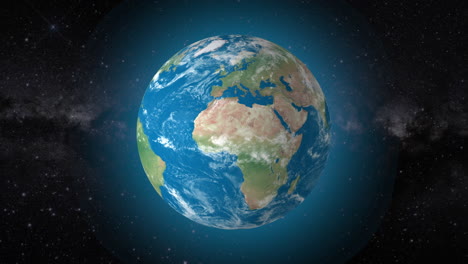 fondo de video cinematográfico muestra un globo terrestre realista girando, haciendo zoom en el país de níger | fondo de video realista de la tierra girando y haciendo zoom en el país de níger en 4k
