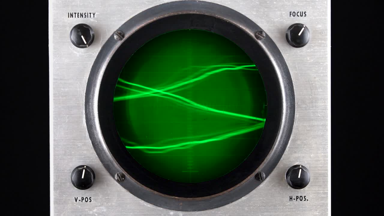 오래된 오실로스코프