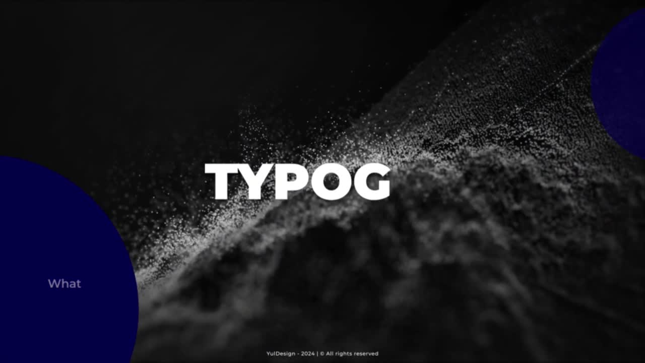 Modello Video di Tipografia Moderna e Motion Design.