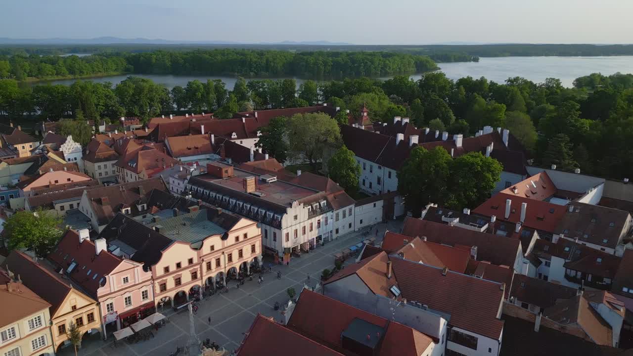 Historic Market square with fountain