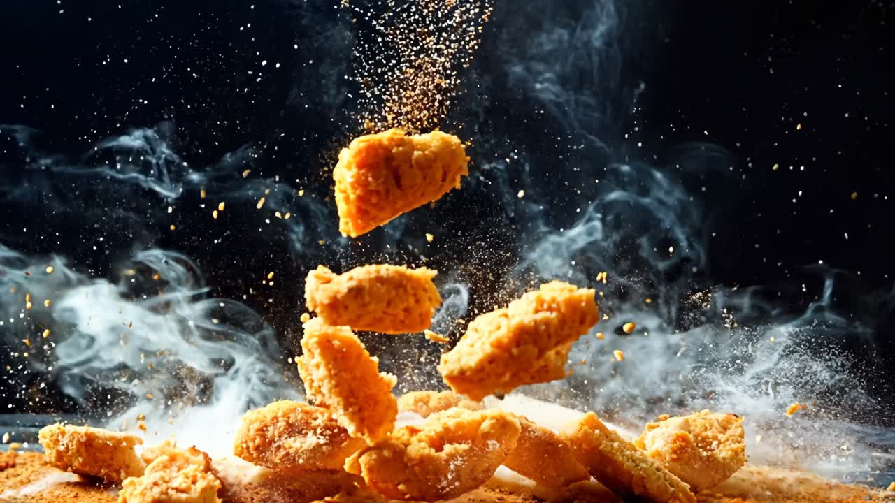 공중으로 떨어지는 김 이 어리