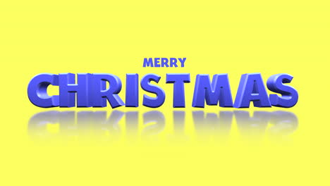 Cartoon-Frohe-Weihnachten-Text-Auf-Einem-Leuchtend-Gelben-Farbverlauf