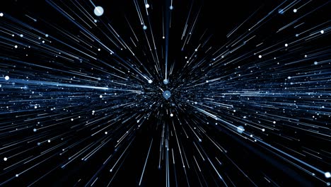 particles blue dust abstract light bokeh motion titles cinematic background loop