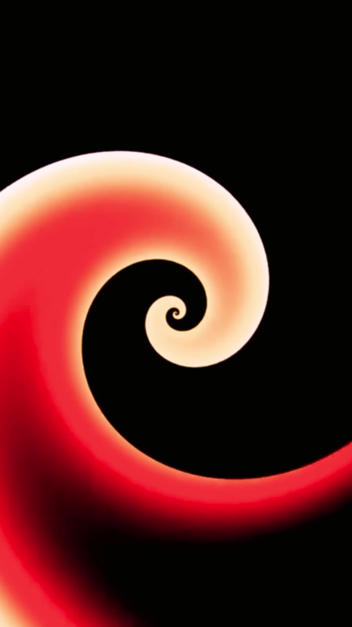 Abstract Red and Orange Hypnotic Spiral Motion Background