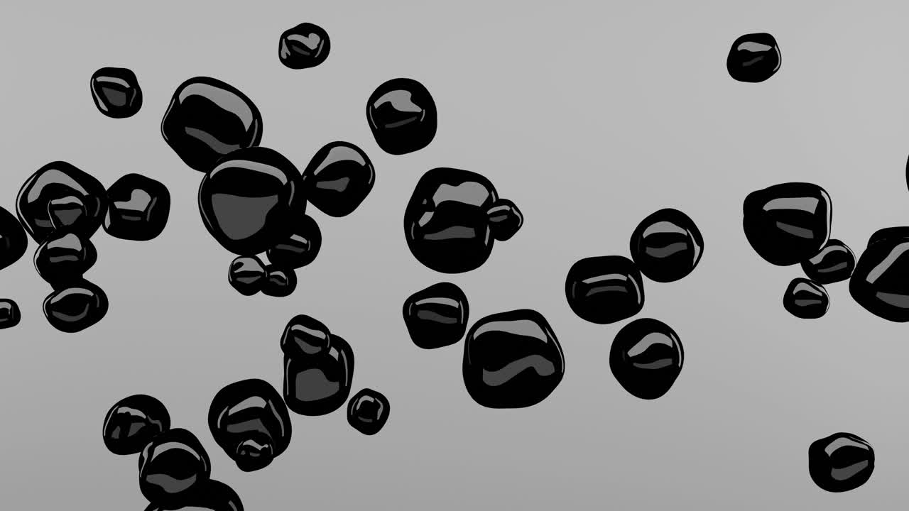 Liquid fluid shape abstract background animation